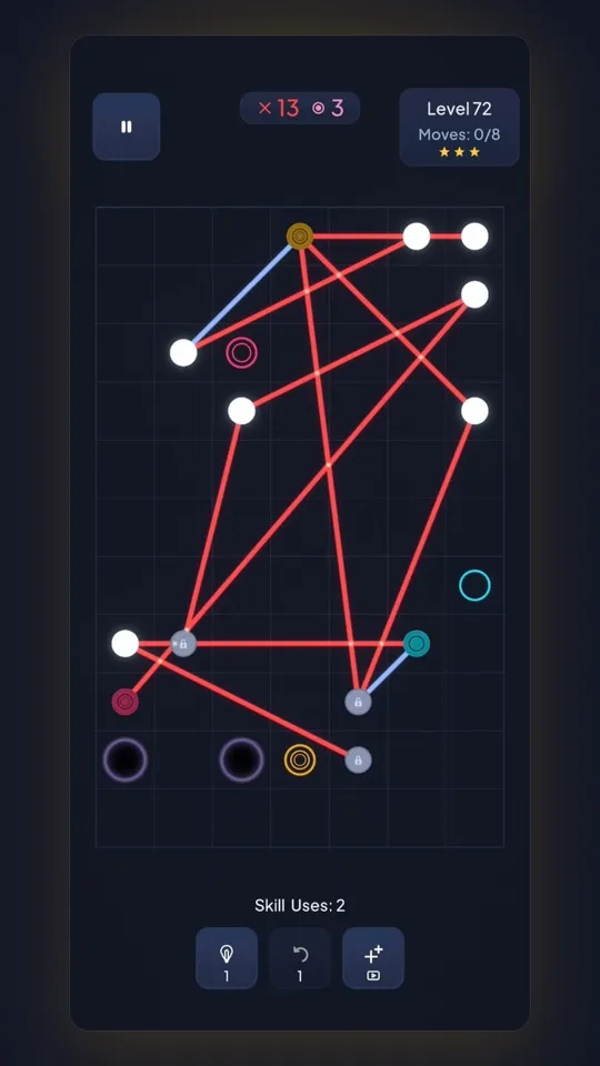 Laser Grid Untangle screenshot 3